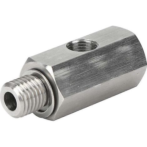 Connecteur en T pour capteur de pression d'huile de turbocompresseur M12x1,5 1/8 NPT, pièces automobiles en acier inoxydable (1/5)