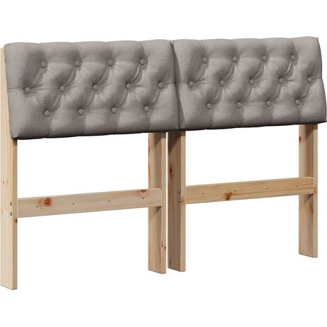 Maison Exclusive - Testiera imbottita Talpa 120 cm Pino massello