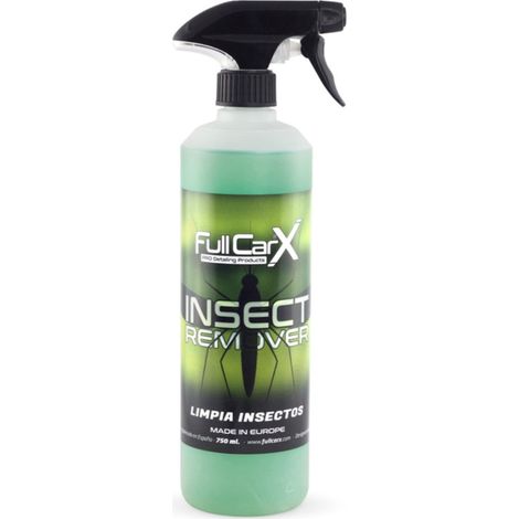 Limpiador de Insectos FullCarX Insect Remover  Formulación Biodegradable y Segura para Carrocerías  Spray 750ml (1/5)