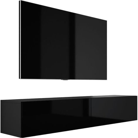 Mobile TV sospeso : Nero Opaco / Nero Lucido, 170 x 34 x 32 cm (1/5)