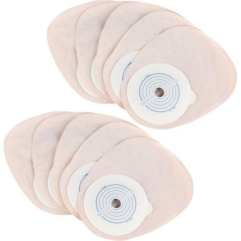 Pack de 10 poches de colostomie One Piece, système drainable pour fournitures médicales et soins de stomie. (1/5)