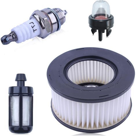 LinDuxe 1141 120 1604 Luftfilter-Tune-Up-Kit für Stihl MS231 MS241 MS251 MS261 MS271 MS291 MS311 MS381 MS391 Kettensägen-Luftfilter mit Zündkerze, Primerpumpe, Kraftstofffilter, ersetzt 1141 140 4400