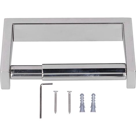 Grille de rouleau de papier anti-corrosion facile installer, support pour rouleau de papier rsistant la corrosion pour salle de bain, cuisine, chambre coucher (1/5)