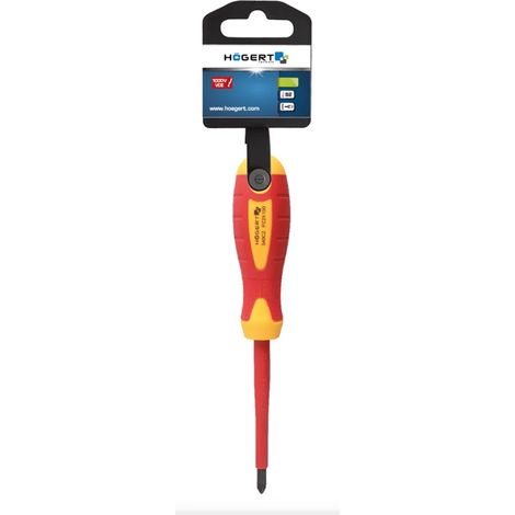 Cacciavite PZ1 da 80 mm, isolato, 1000 V, acciaio S2 HT1S942 (1/2)