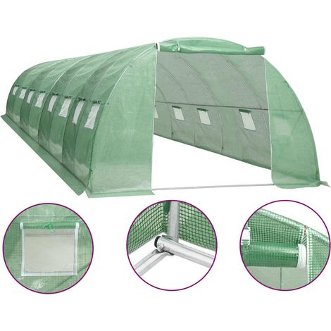 Serre 32 m² 8x4x2 m vidaXL