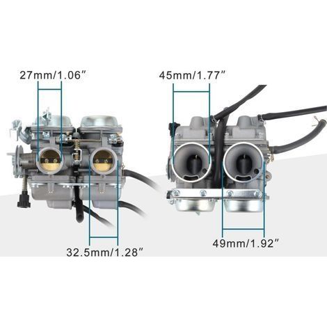 Doppelvergaser für Rebel CMX250 CA250 Zweizylindermotor (Ersatz für 250ccm Kraftstoffkammer). (1/4)