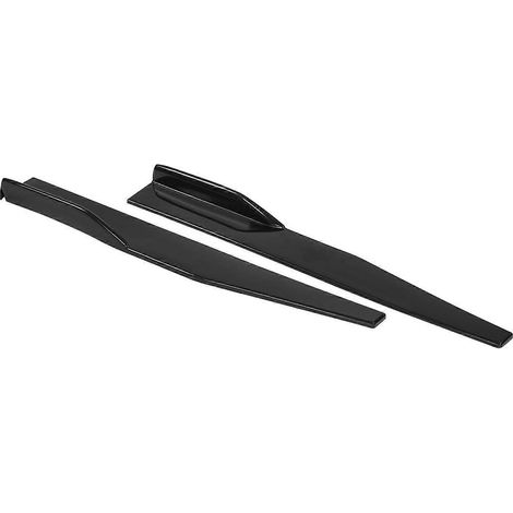 Paar universelle Seitenschweller-Abdeckungen für Autos, Rocker-Splitter, Winglets, kratzfest (lang) (1/5)