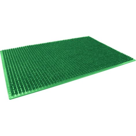 Tapis d'Entrée "Grattoir" 38x58cm Vert (1/2)