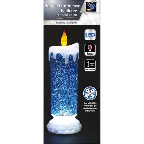 Candela LED a candela + glitter - Atmosphera créateur d'intérieur