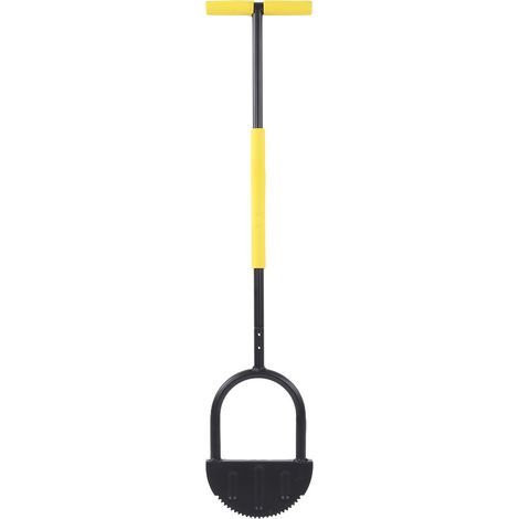 Coupe-bordures demi-lune en acier au carbone haute dureté, facile à nettoyer, pelle de jardin manuelle pour zoo
