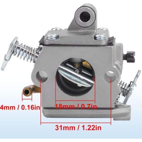 NALOOKAMIC Carburateur pour Stihl MS170 MS180 017 018 ms170 ms 180 tronçonneuse remplace C1Q-S57 C1Q-S57A C1Q-S57B 11301200603 avec filtre à air, bougie d'allumage, filtre à carburant, filtre à huile