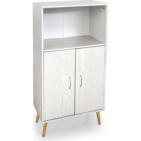 Mueble contenedor bioclimático blanco 60 x 30 x 115 cm