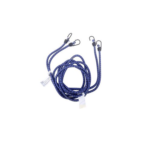 C SET 2 FUNI ELASTICHE D.8 C/2 GANCI FE 150 BLU