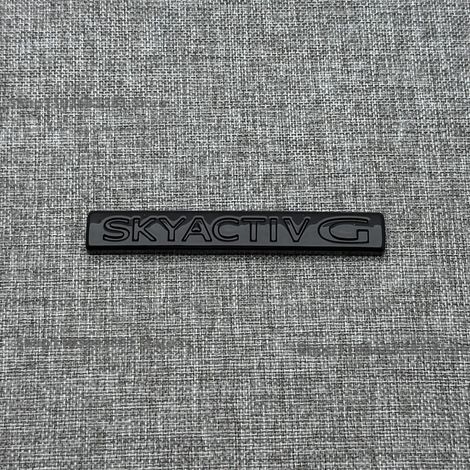 (SKYACTIV G noir, NC) - Convient pour Mazda MX5 Miata NC ND - Emblème de calandre avant, badge de coffre arrière, logo ABS noir brillant, autocollant extérieur (1/5)