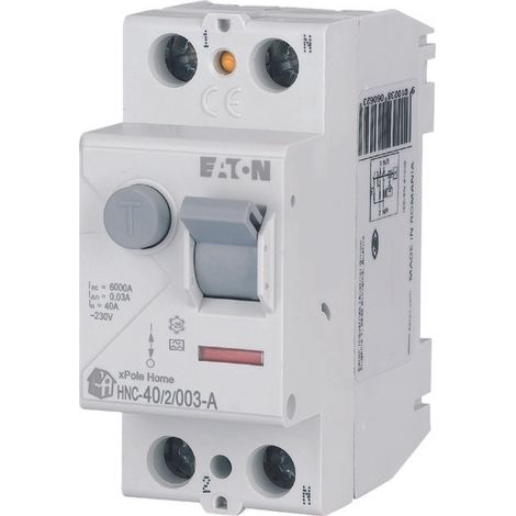 Interruttore differenziale da 6 kA tipo A HNC-40/2/003-A (1/4)