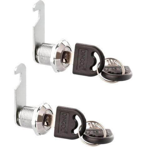 Verrou d'armoire de classement, serrures de tiroir, serrures de rangement pour camping-car, serrures de boîte à outils 20 mm (1/4)