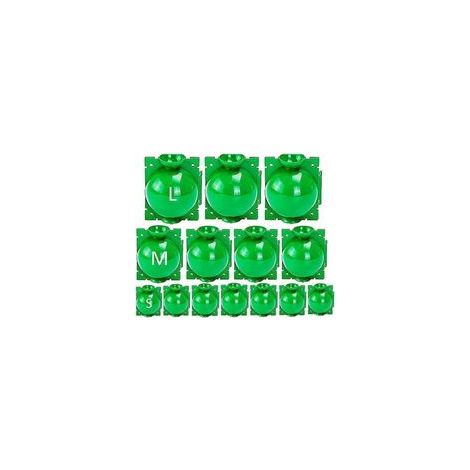 14 Pièces Boîte d'Enracinement de Plante Balle de Propagation, Boîte de Greffage Boîte Boule de Propagation Haute Pression Dispositif D'enracinement des Plantes (L+M+S, Vert)