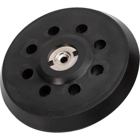 Plateau de ponçage de 125 mm adapté aux ponceuses Metabo SXE 425 SXE325/425/450/3125, plateau de ponçage multifonctionnel. (1/4)