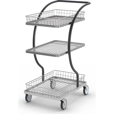 Kongamek, Chariot à plateaux C-LINE, avec 1 tablette et 2 (1/5)