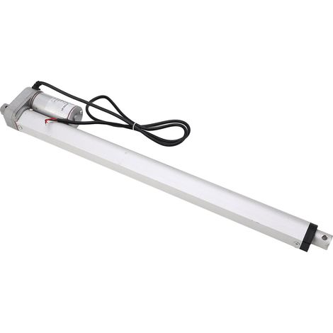 Elektrischer Linearantrieb, Schutzart IP65, 750 N, Aluminiumlegierung, Metallgetriebemotor, 400 mm Hub, 24 V, inklusive Fernbedienung. (1/5)