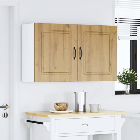 vidaXL Kitchen Wall Cabinets 2 pcs Kalmar Artisan Oak Engineered Wood (1/5)