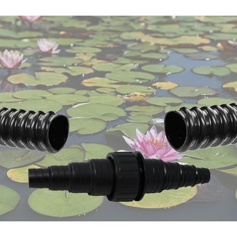 Le Poisson Qui Jardine – Raccord droit – Manchon à visser pour tuyau de bassin 20-25-32-40 mm – PVC résistant au gel – Installation facile et sécurisée