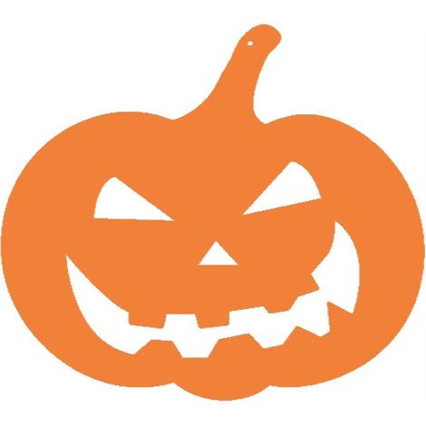 Kürbisanhänger mit 6 durchbrochenen Herbst-/Halloween-Dekorationsmotiven