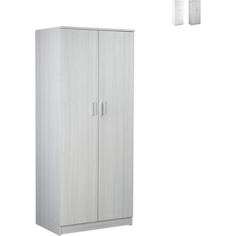 Armadio guardaroba 2 ante moderno camera da letto Even - Eucalipto (1/5)