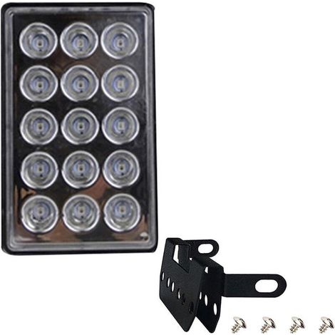 Lumière de remorque LED carrée étanche Feux arrière à LED Haute luminosité faciles à Installer - Feux de freinage LED durables pour Voiture et Moto Generic (1/5)