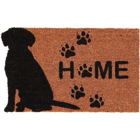 Esschert Design Kokosmatte Hund & Home 75 cm (1/3)