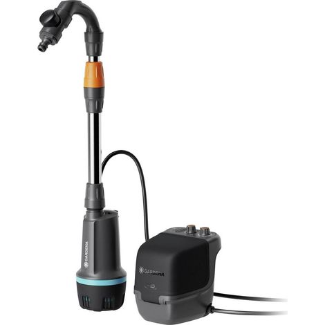 GARDENA Akku-Regenfasspumpe 2600 Comfort 18V P4A Ready-To-Use Set Système de récupération des eaux d