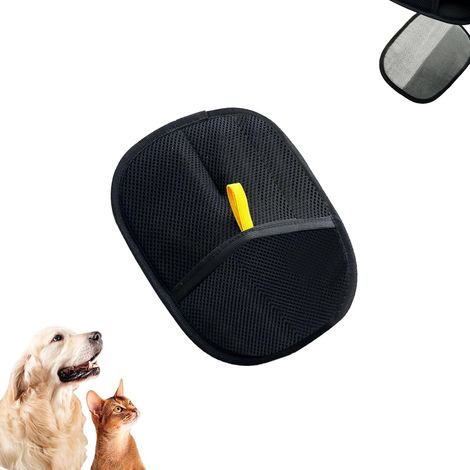 Gants de toilettage double face pour animaux, gant de massage anti-poils réutilisable pour chats et chiens, brosse antistatique amovible 1-AquaForge (1/5)