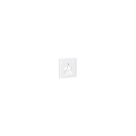 Jung Tapa para tomas de conexión IAE/UAE, 2 x 8 polos, termoplástico, Serie CD, blanco alpino CD 569-2 UA WW
