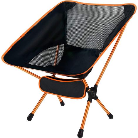 Chaise de camping pliante ultra légère portable avec sac de transport, chaise de plage pliante compacte pour la randonnée, la plage, le jardin de pique-nique en plein air