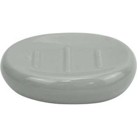 Trade Shop - Jabonera Gris Jabonera De Ceramica Accesorios De Baño Modernos 79254 - (1/2)