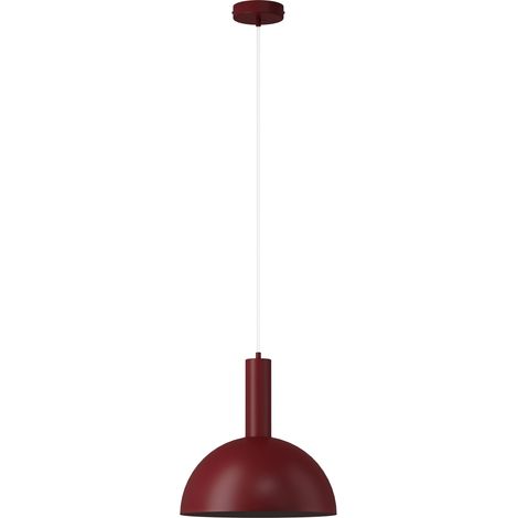 Suspension scandinave coupole bordeaux 30 cm 1 x E27 15 W VITRUM Sigma Lighting (1/2)