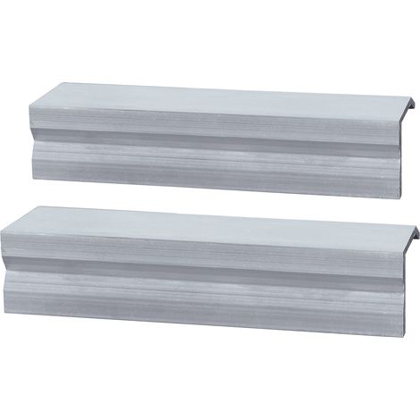 Mâchoire d'étau de protection pour largeur de mâchoire 100 mm aluminium