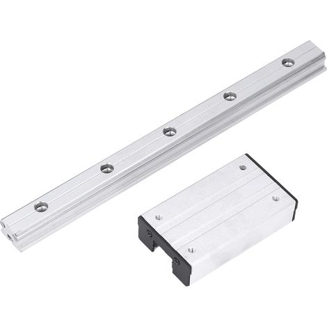 Glissière linéaire double axe externe avec bloc coulissant 300mm LGD6 (1/5)