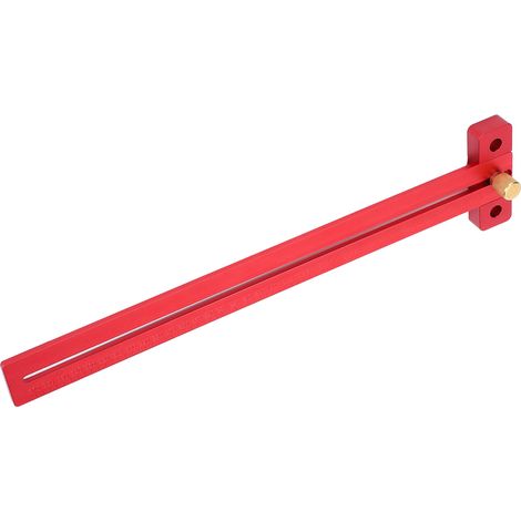 370 mm Aluminium-T-Winkel, professionelles Anreißwerkzeug für die Holzbearbeitung, präzise manuelle Messung (1/5)