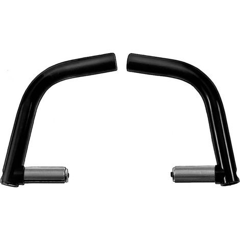 Extrémités de guidon XL en aluminium 6061-T6 – Serrage intérieur – Noir – Pour passionnés de vélo – Poids 256 g par paire - X032871