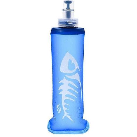Weiche TPU-Trinkflasche für Sport und Radfahren, leichte, faltbare Trinkblase zum Laufen, Wandern, Radfahren und Reisen.