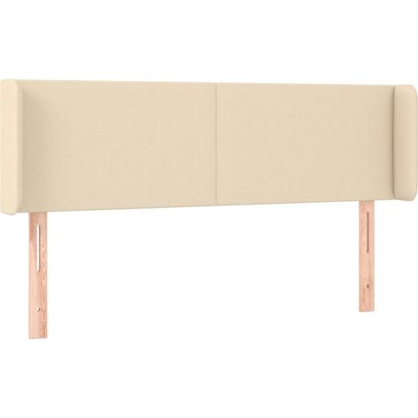 Maison Exclusive - Cabecero de tela color crema 147x16x78/88 cm (1/5)
