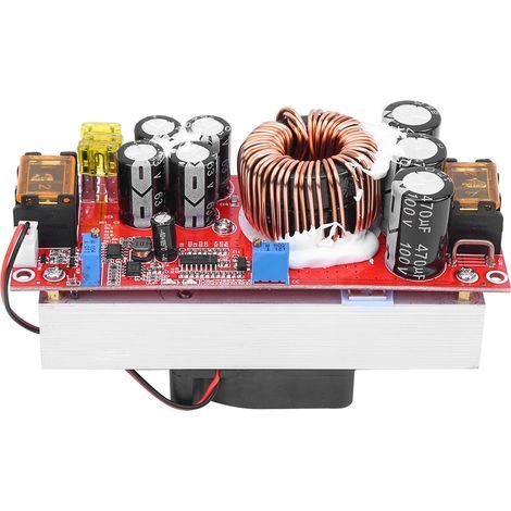 DC-DC 10-60V à 12-97V 1500W 30A convertisseur élévateur de tension Boost CC CV Module d'alimentation (1/5)