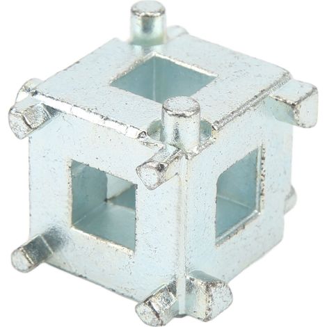 Kit 6 pièces outil professionnel de réparation frein à disque 3/8 pouce, cube de rappel de piston en acier au carbone argenté pour étrier (1/5)