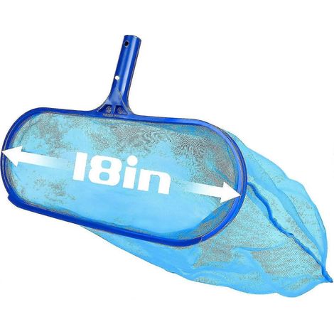 Épuisette de surface Dww, épuisette de fond de piscine grande capacité, sac profond pour nettoyer les piscines sans avoir besoin d'une perche. (1/2)