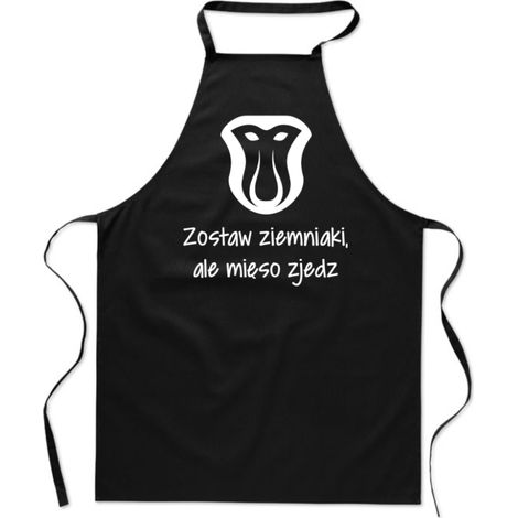 Tablier de cuisine à imprimé amusant : « Laissez les pommes de terre, mangez de la viande », singe nasique (1/4)