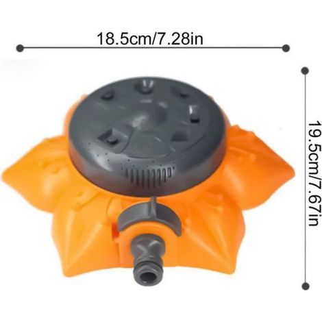 Arrosage Automatique pour Jardin Couverture 360 Degrés avec 8 Modes d'Arrosage,Arroseurs pour Grands Jardins et Pelouses - pour Fe (1/5)