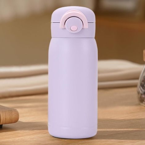 Borraccia termica con isolamento sottovuoto, mantenimento della temperatura per 6-12 ore, design elegante, borraccia/tazza termica in acciaio inossidabile, ideale per picnic e fitness. (1/5)
