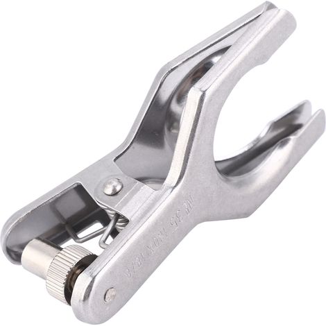 Pinces de laboratoire en acier inoxydable, pinces à bille en verre, outils de laboratoire n° 35