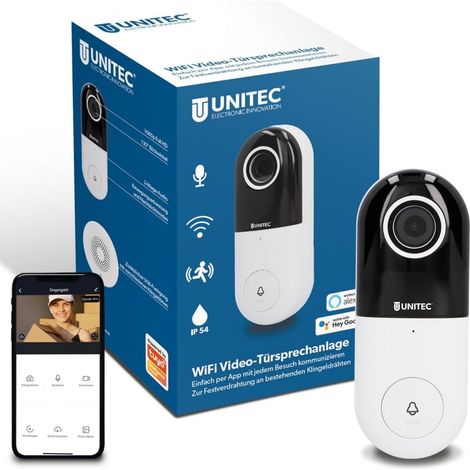 WIFI Video-Türsprechanlage + Gong Set (1/5)